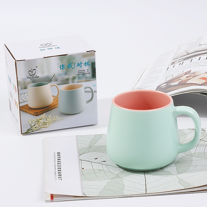 Taza de Cerámica para Pareja Cerámica Decorativo para El Hogar