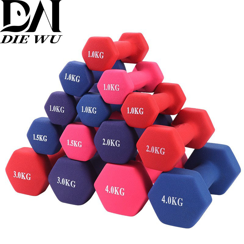 Hombres gimnasia doméstica hombres estudiantes niños equipos de campana de hierro fundido yoga ejercicio de brazos pequeños哑铃