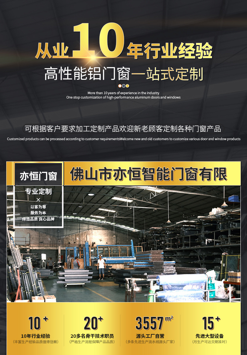 Окно распашное Yiheng Doors and Windows Серия 50 без терморазрыва