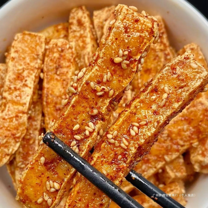 道新品湖南特产解馋香干豆小包装网红虎皮干劲麻辣零食休闲麻辣味|undefined