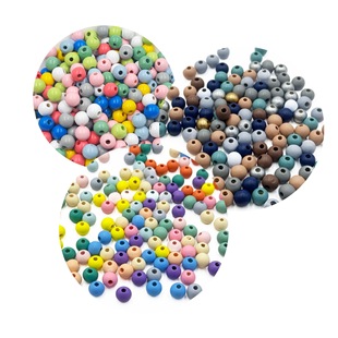 ���l10mm100�wľ���ɫ��ɫ�h��ˮ�����ľ�A�鴮��diy�Ʒ���