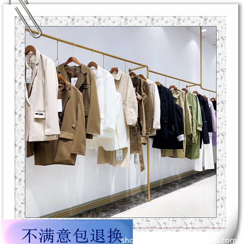 25年衣香丽影秋装西装外套风衣直播实体折扣店货源 职业女装专柜