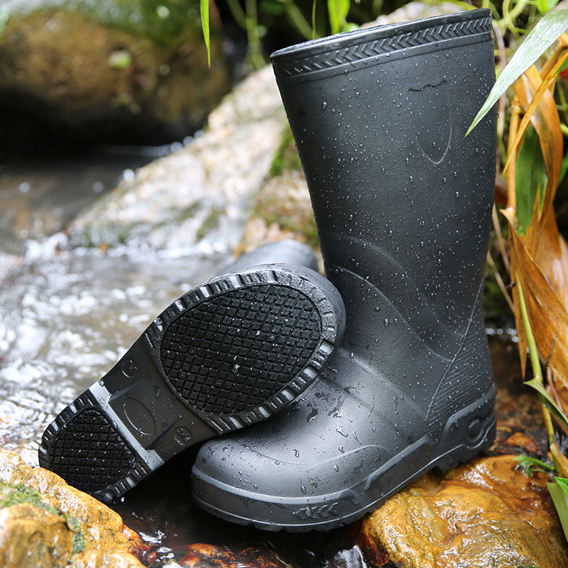 High-Top Water Shoes Eva Lightweight Long Rain Boots Waterproof Non-Slip Oil-Resistant Kitchen Work Shoes Food Shoes Acid and Alkali Resistant Shoes High-Top Water Shoes Eva Lightweight Long Rain Boots Waterproof Non-Slip Oil-Resistant Kitchen Work Shoes Food Shoes Acid and Alkali Resistant Shoes