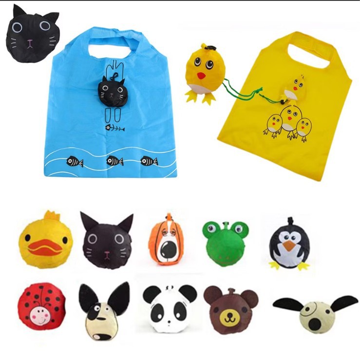 Japanese folding cartoon shopping bag