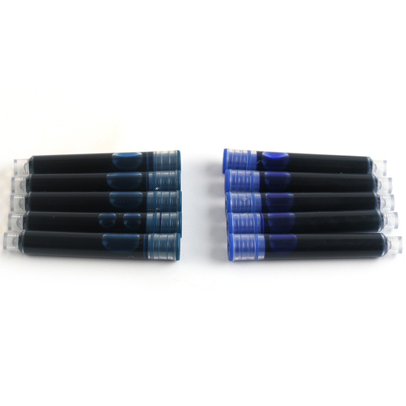 2P80点石通用钢笔墨囊国标3.4口径学生钢笔可擦蓝色 墨蓝 黑色替