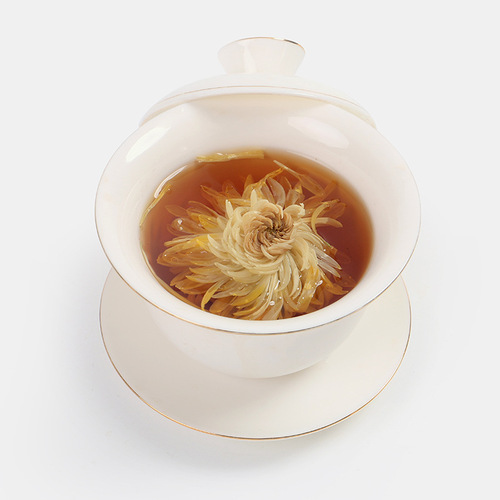 Factory direct supply lemon chrysanthemum tea flavoring tea ancient tree Yunnan black tea golden silk chrysanthemum wholesale and retail bulk