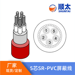 Supply 4330 ultra-soft silicone cable 2/3/4 core high temperature resistant sheath power cable 0.3/0.5/0.8 square meters