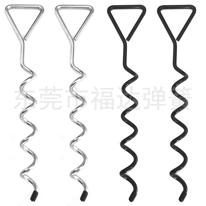 Spiral ground nail to insert tent Holder tied dog ground anchor trampoline windproof nail pile outdoor camping accessories manufacturers