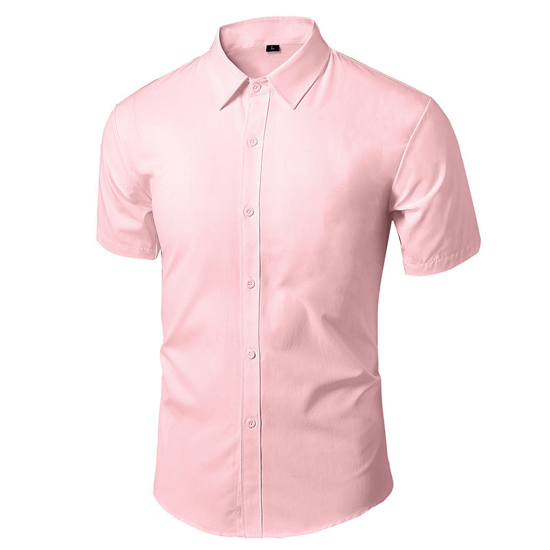 Camisa blanca de manga larga para hombres sin planchar ropa formal de negocios Delgado estilo coreano trabajo profesional camisa de traje casual blanca para hombres