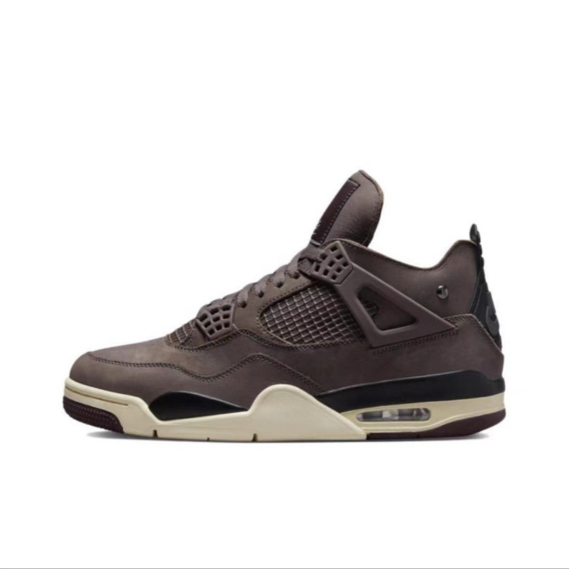 Zapatos de baloncesto de cuero AJ4 de alta calidad originales elevados para hombres y mujeres casuales Joe4 zapatos deportivos directos de fábrica