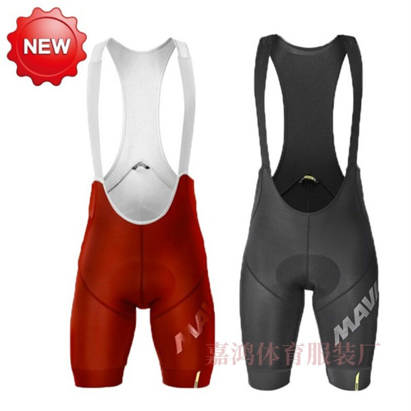 Cross-Mirror Summer New Mavic Mountain Bike Cycling Shorts Autumn Bib Shorts 19D Sponge Breathable Cushion