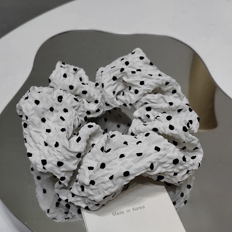 Fashion Fabric Polka Dots Cloth Hair Scrunchies Wholesale display picture 6