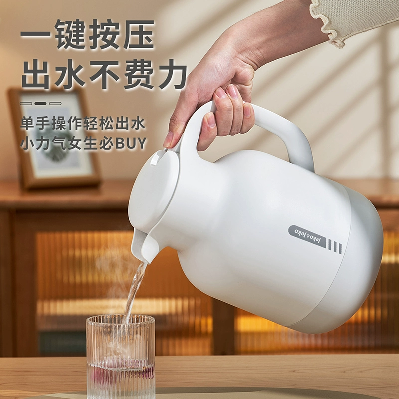 Thermos, capacious teapot for home use, thermocover for elementary school students