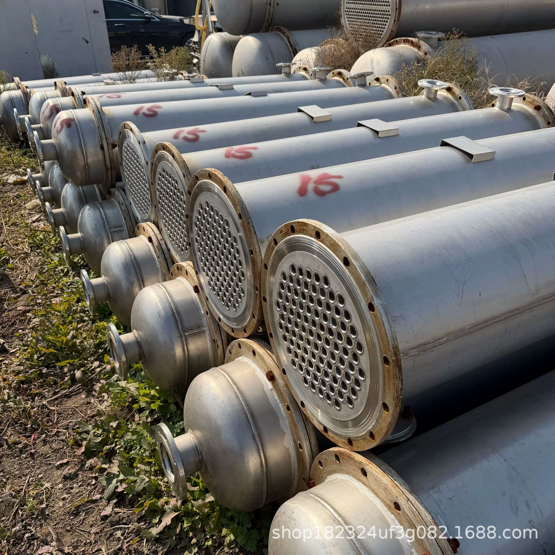 出售不锈钢内循环挥发器 304不锈钢冷凝器 化工列管常压冷凝器