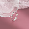 Tide, fashionable adjustable ring, on index finger