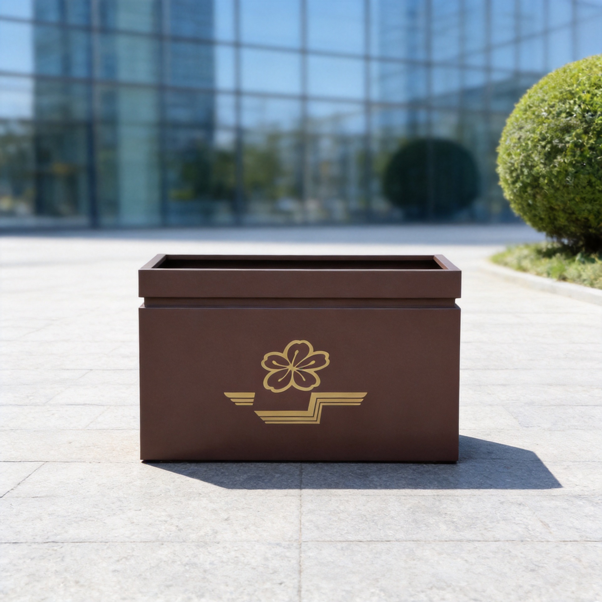 Customized Galvanized Steel Flower Box Combination, Street Municipal Flower Box, Square Hotel Park Galvanized Steel Simple Flower Box