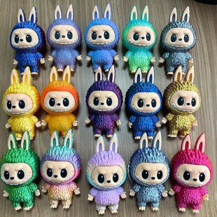 [Kudge] 3D Printed Popular Labubu Labubu Hand Model, Exquisite Crafts Ornaments, Multi-Color