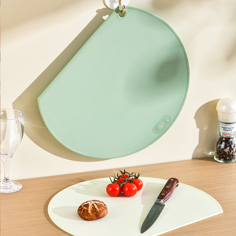 Dishwasher Can Be Used with Tpu Vegetable and Rice, Antibacterial, Anti-Slip, Household Food-Grade Vegetable Cutting and Fruit Chopping Board, Kitchen Special