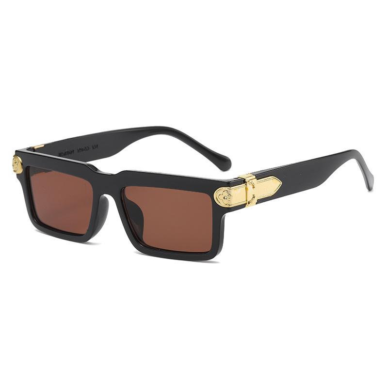 square fashionable retro trend sunglasses for men and women