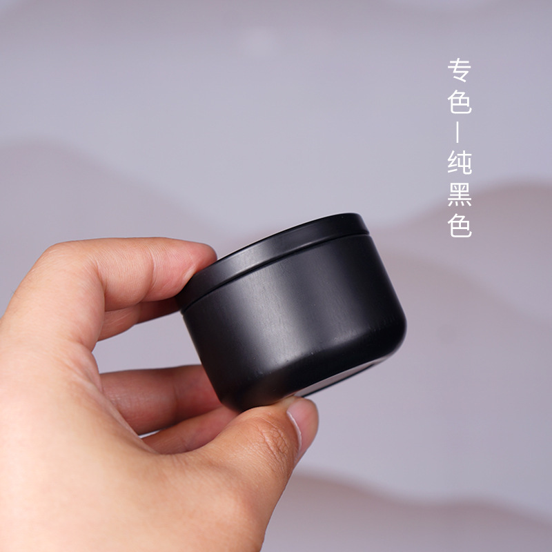 小さいサイズの茶の缶の鉄の缶のろうそくの缶の純粋な燭台はろうそくの缶のアロマキャンドルのコップの金属のブリキの空の缶を密封します。|undefined