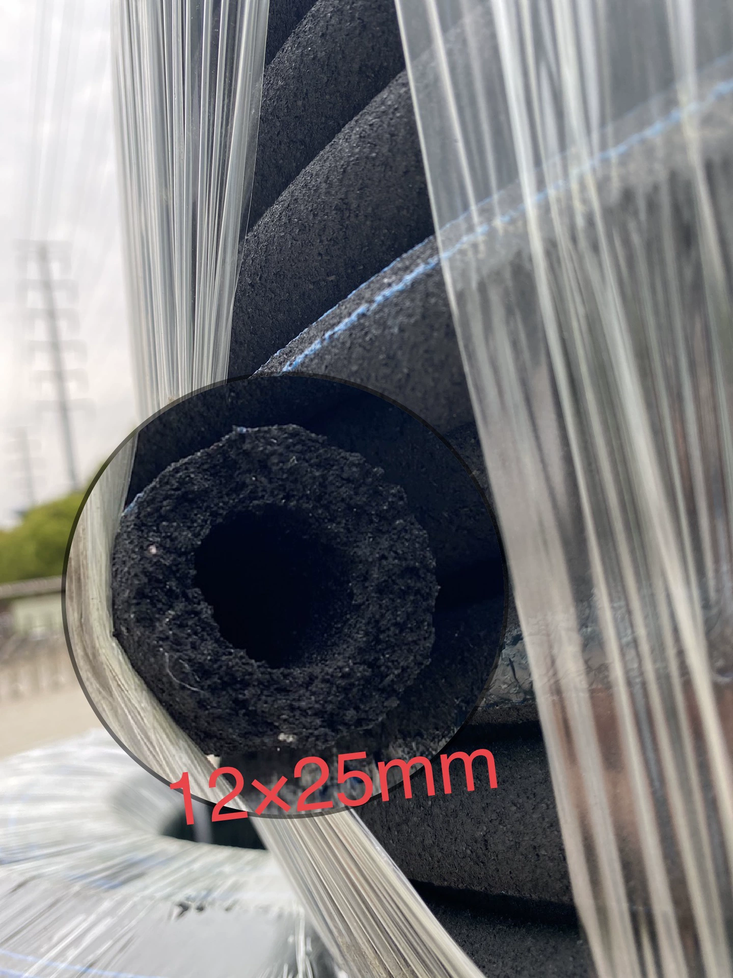 12*25 мм микропористый аэратор аквакультура аэрация трубка очистка сточных вод рыбный пруд аэратор трубка Нижняя аэраторная трубка