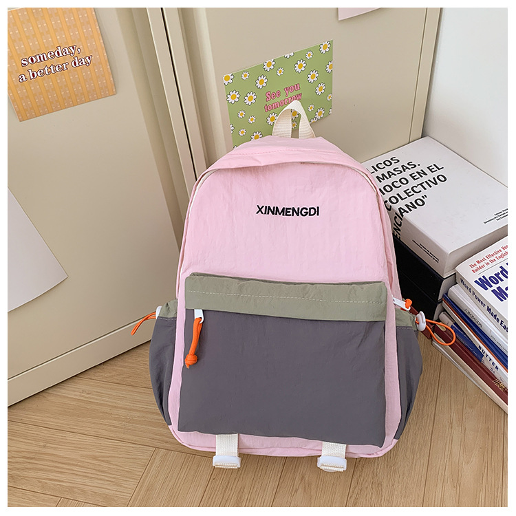 Mochila de moda simple para niños y niñas, mochila de estudiantes de escuela primaria de gran capacidad 2026 nueva mochila de color extranjero para niños