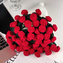 T 33538 Rose Bouquet Blanket Knitting Material õ�廨̺