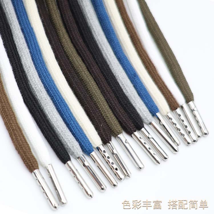 涤棉金属头圆棉绳 裤腰绳卫衣帽绳 男女衣裤腰带 运动休闲裤绳子