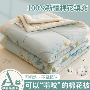 Class a Summer Quilt Pure Cotton Machine Washable 2025 New Kidsren's Air-Conditioned Quilt Summer Single Thin Cotton Quilt