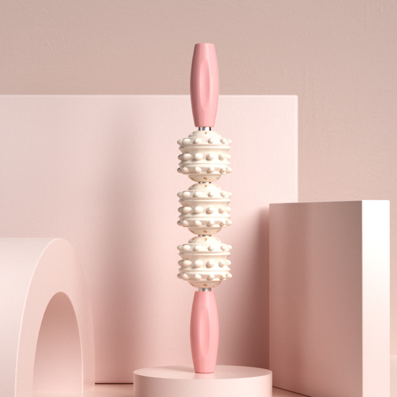 뉴 컬러 [크림 딸기] 3 볼 마사지 스틱