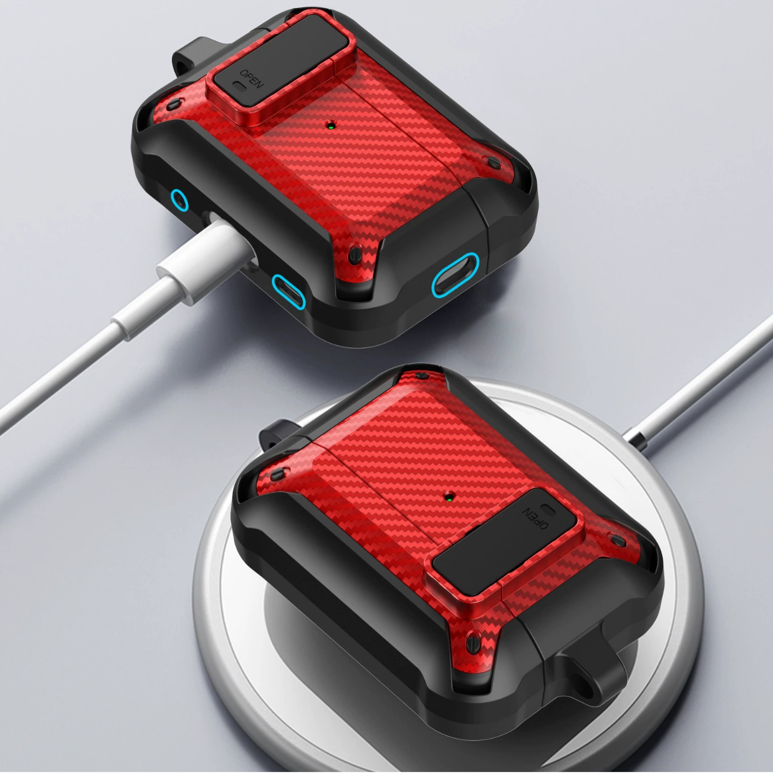 Для AirPods pro2 Беспроводная Bluetooth-гарнитура защитный чехол Mecha Wind Apple 3 поколение Модная креативная жесткая оболочка