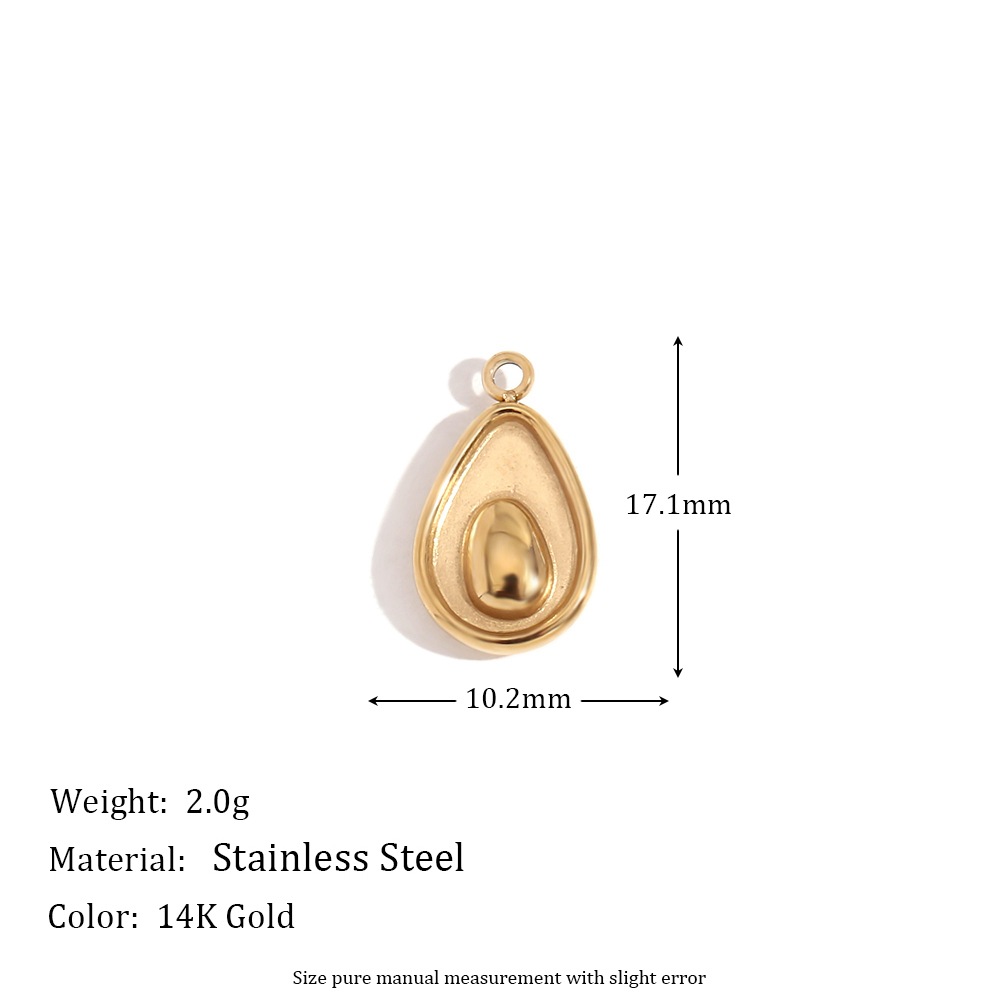 Avocado Pendant-Gold