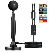 爆款数字电视天线室内室外防水地面波天线ATSC接收器亚马逊速卖通