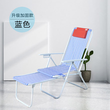 r^尼龙沙滩椅折叠椅躺椅睡椅午休经济型躺椅休闲椅靠椅睡椅