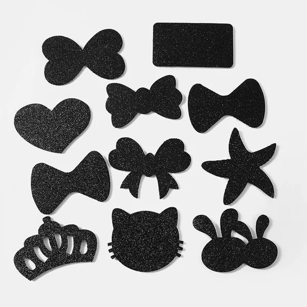 Adult broken hair posting black bangs hair Velcro ins wholesale magic stickers headdress hair accessories hair sticky women
