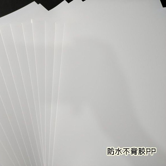 Factory Direct Sales Pp Synthetic Paper Partition Paper Tear-Resistant Paper Anti-Corrosion Paper Photoelectric Printing Inkjet Laser Uv Machine