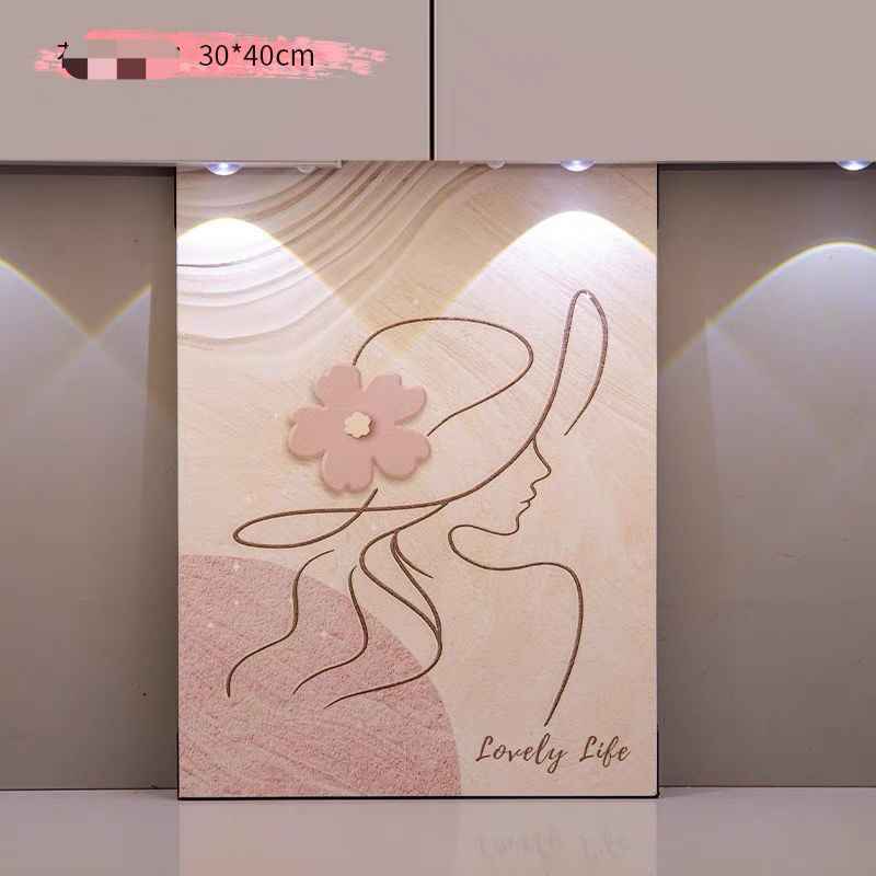 奶油床头餐厅客厅卧室温馨静享花开沙发装饰画高级玄关斗柜摆件画|undefined