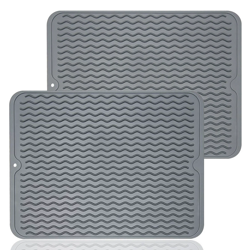 Трансграничные большие слитые коврики для кухни защитные силиконовые коврики столешницы коврики противоскользовые коврики для посуды