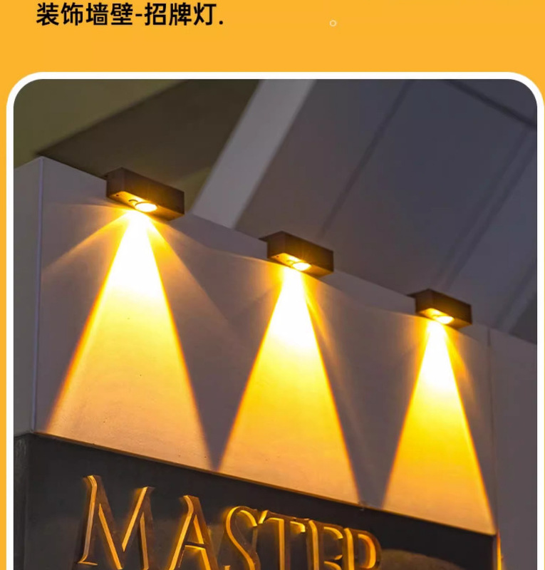 クロスボーダー太陽光壁灯家庭用塀庭灯屋外花園装飾配置防水雰囲気屋外灯|undefined