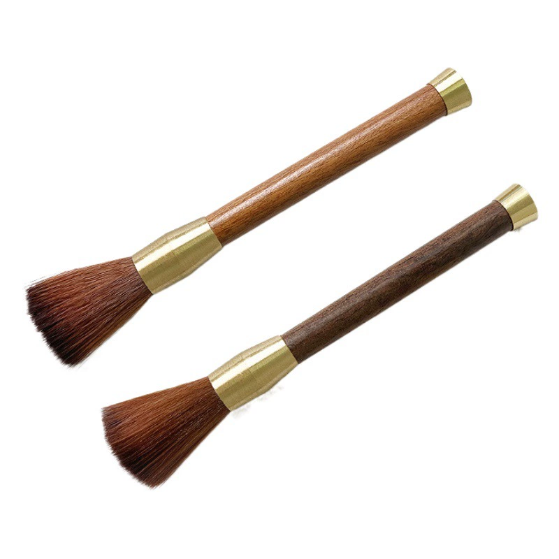 Кисть для чистки кофейного порошка Чайная щетка Ручка для очистки зерен Щетка для кофейного бара Кисть для регистрации порошка Подметальная щетка с длинной ручкой