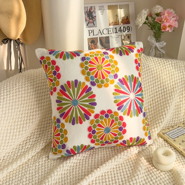 Embroidery cluster red