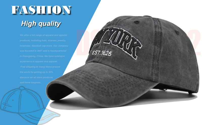 Washed NEW YORK Baseball Cap