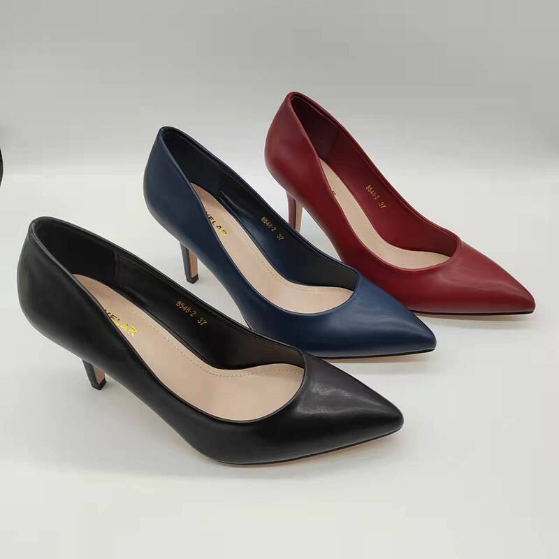 European and American high heel work shoes for women 2023 new fashion simple all-Match pointed toe shallow mouth shoes with skirt sexy stiletto heel shoes European and American high heel work shoes for women 2023 new fashion simple all-Match pointed toe shallow mouth shoes with skirt sexy stiletto heel shoes