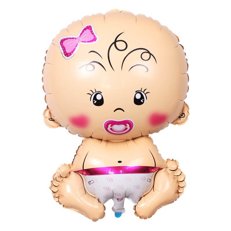 Chupete grande de forma especial bebé película de aluminio globo biberón diseño de cumpleaños del bebé decoración sexo revelar muñeca globo