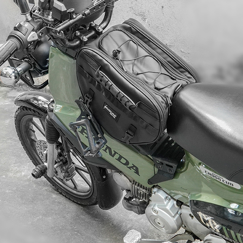 Suitable for Honda Cub Cc110 Motorcycle Modification Mid-Mounted Bag, Cub Ct125 Curved Beam Quick-Release Large-Capacity Bag