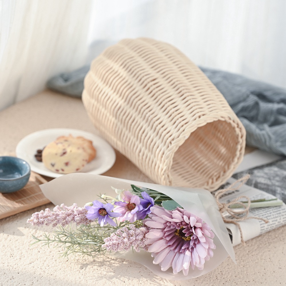 裝飾花假花安卉小束仿真花家居設計婚慶手捧花束牆飾跨境CF01097