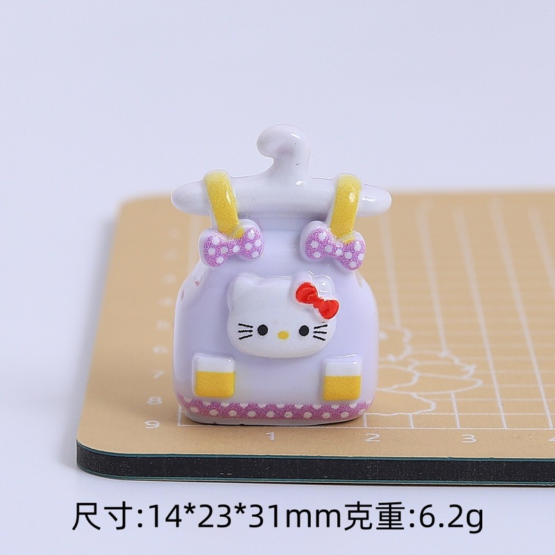 立体小猫娃娃裙卡通可爱手工diy饰品配件奶油胶树脂小配件材料包|undefined