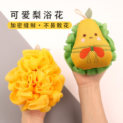 可爱水果浴花卡通洗浴宝贝洗澡搓澡巾沐浴球搓泥结实耐用起泡网
