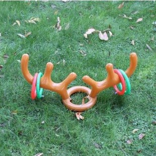 Customized Outdoor Interactive Toy Ferrule Inflatable Elk Hat Inflatable Kidsren's Toys Leisure and Entertainment Toys
