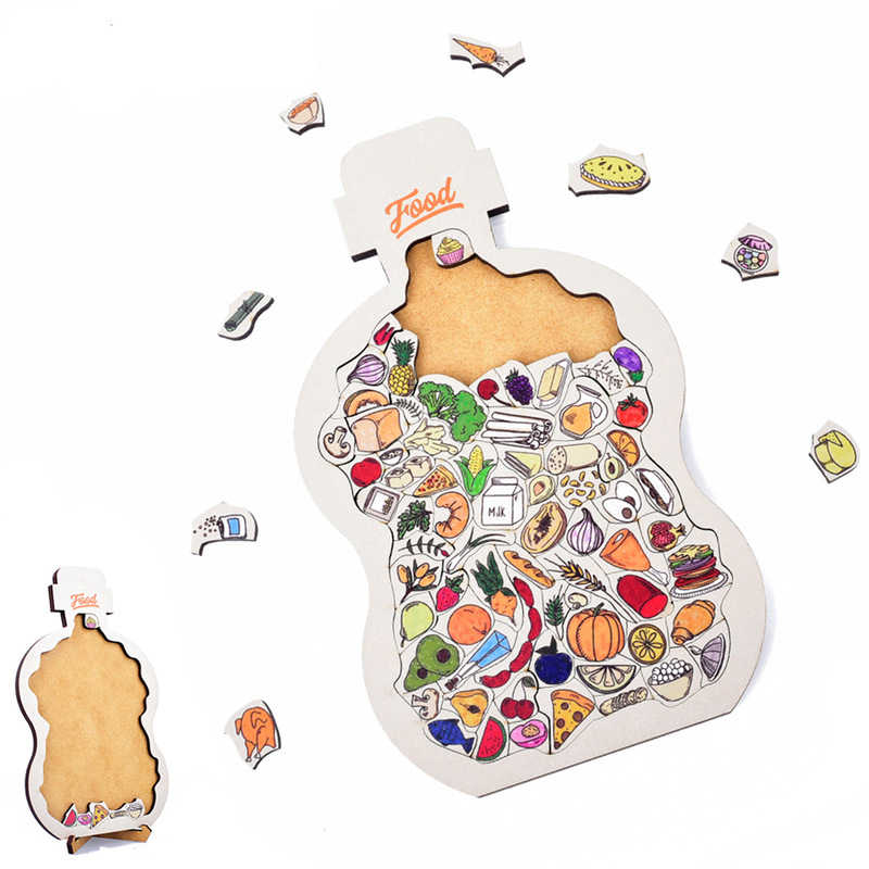 Fun Cat Collection "Snack Jenga" Cat Puzzle Immersive Stress Relief Birthday Gift Children's Educational Toy